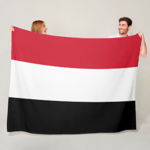 Flag of Yemen Fleece Blanket