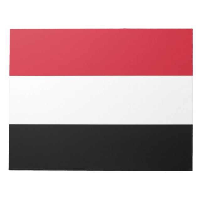 Flag of Yemen Notepad (Front)
