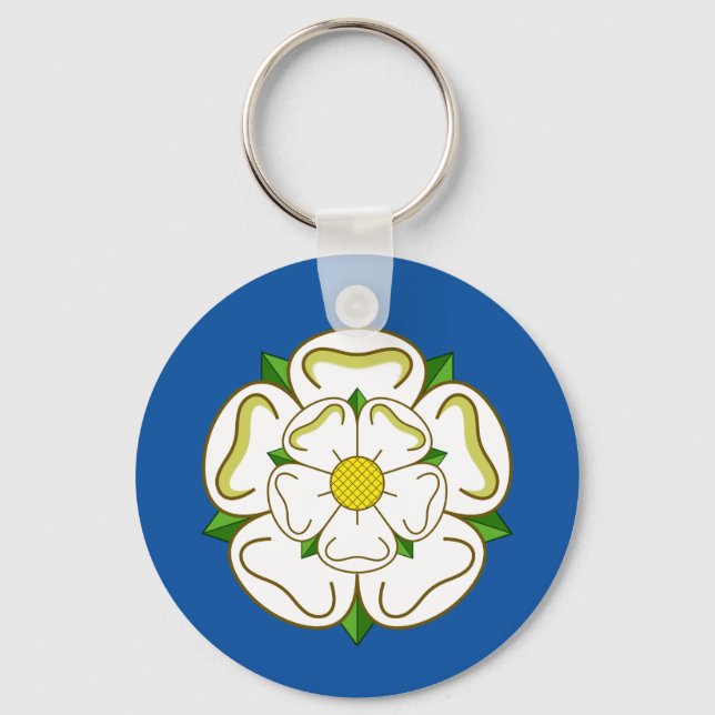 Flag of Yorkshire Keychain (Front)