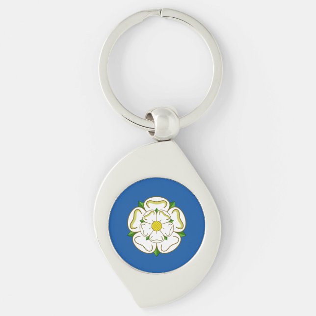 Flag of Yorkshire Keychain (Front)