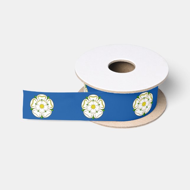 Flag of Yorkshire Satin Ribbon (Spool)
