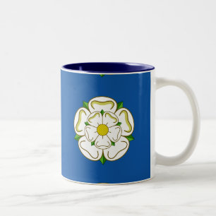 Flag of Yorkshire Two-Tone Coffee Mug