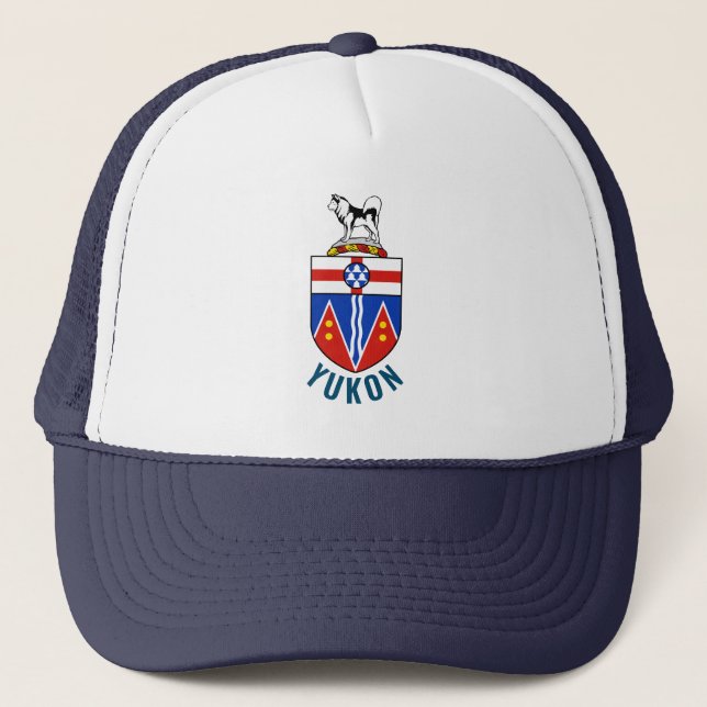 Flag of Yukon Territory - Canada Trucker Hat (Front)