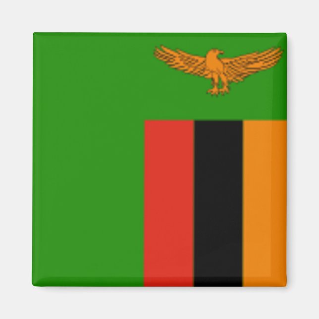 Flag of Zambia Magnet (Front)