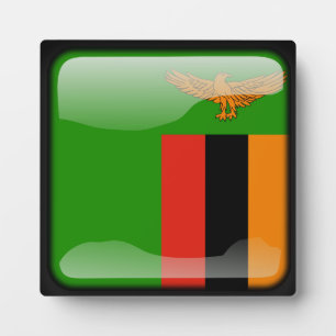 Flag of Zambia Plaque