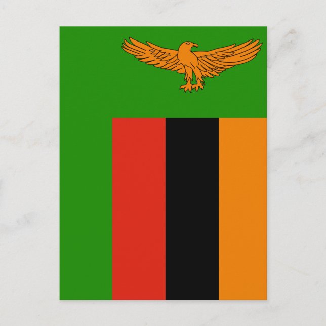 Flag of Zambia Postcard (Front)