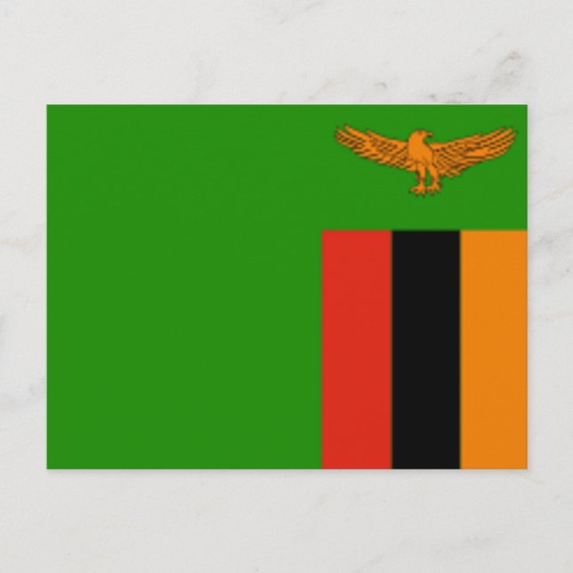 Flag of Zambia Postcard (Front)