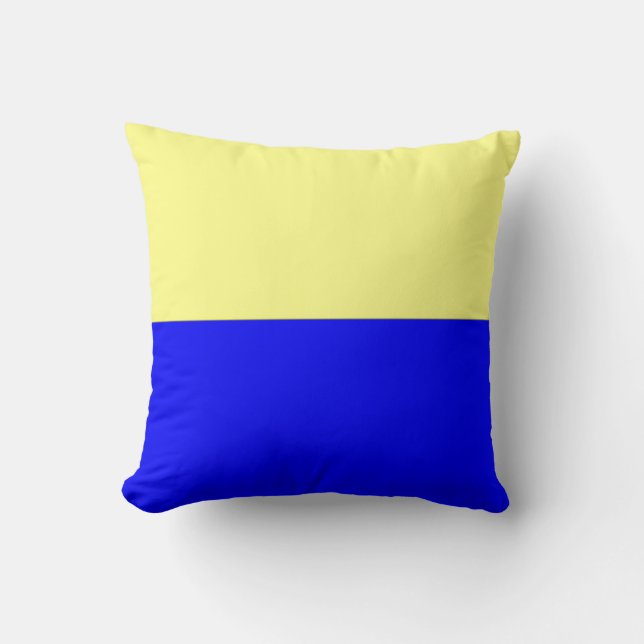 Flag of Zandvoort Throw Pillow (Front)