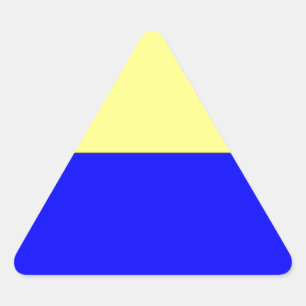 Flag of Zandvoort Triangle Sticker