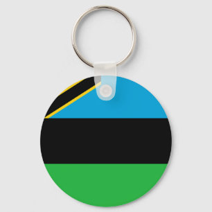Flag of Zanzibar Keychain