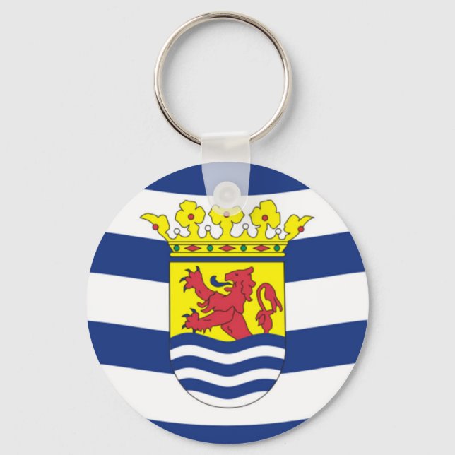 Flag of Zeeland Keychain (Front)
