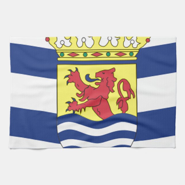 Flag of Zeeland Kitchen Towel (Horizontal)