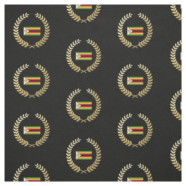 Flag of Zimbabwe Fabric (Swatch)