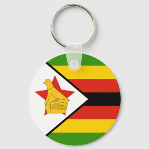 Flag of Zimbabwe Keychain