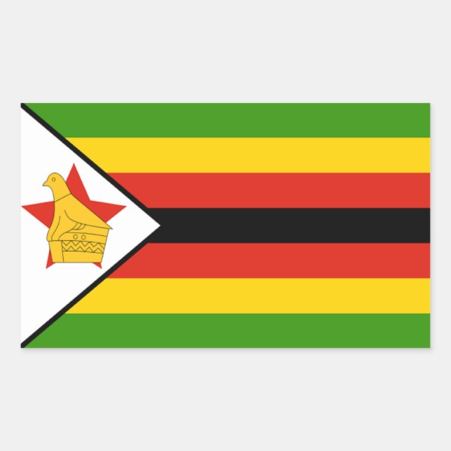 Flag of Zimbabwe Sticker (Front)