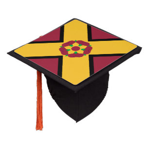 Flag on Northamptonshire Graduation Cap Topper