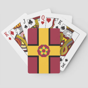 Flag on Northamptonshire Playing Cards