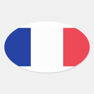 flag oval sticker