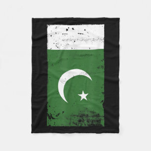 Flag Pakistan Pakistani National Pride Country Fleece Blanket