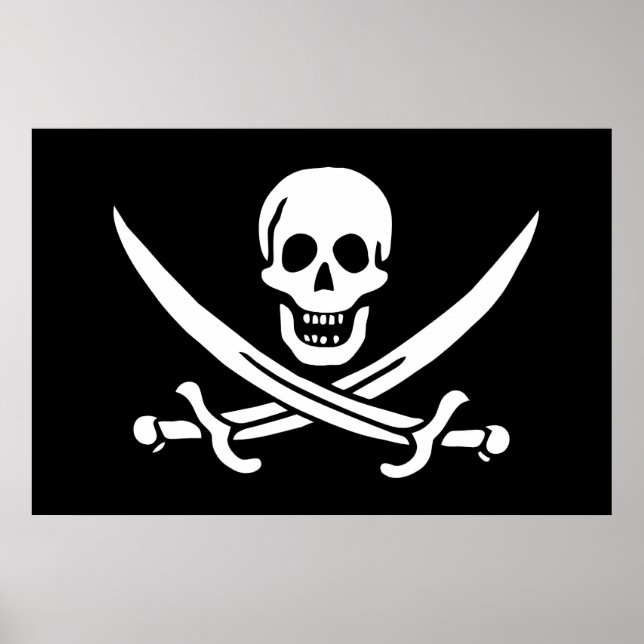 Flag Pirate Jolly Roger Poster (Front)