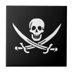 Flag Pirate Jolly Roger Tile