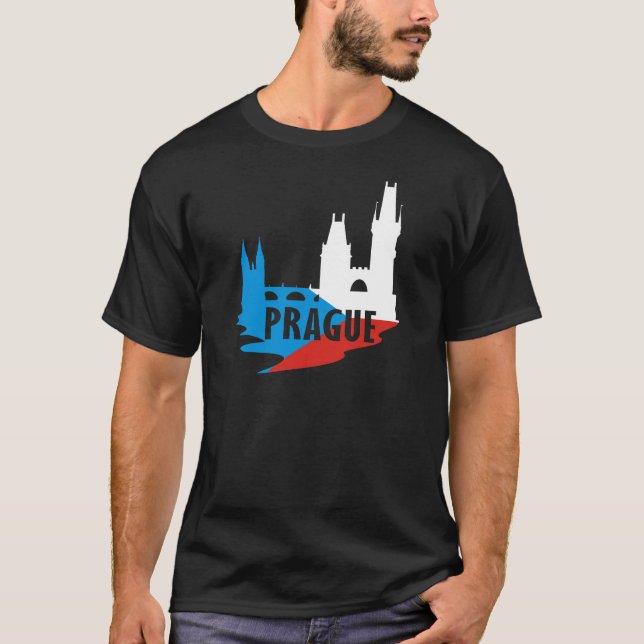 Flag Prague T-Shirt (Front)