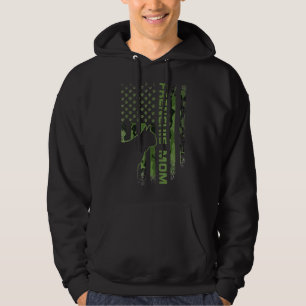 Flag Proud French Bulldog Mom Hoodie