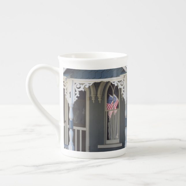 Flag Reflections - Martha's Vineyard  Bone China Mug (Left)