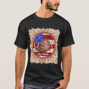  Flag Rondo  firefighters t-shirt