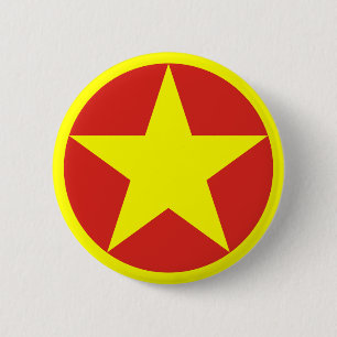 Flag/ Roundel of Vietnam 2 Inch Round Button