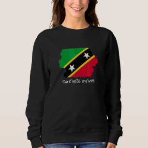 Flag Saint Kitts And Nevis Sweatshirt