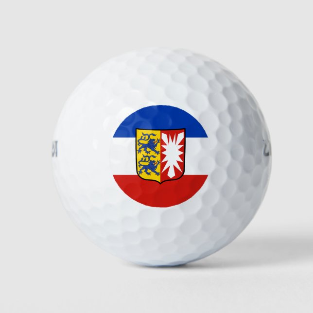 Flag Schleswig-Holstein Golf Balls (Front)