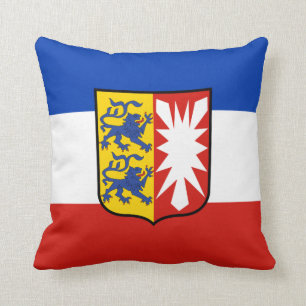 Flag Schleswig-Holstein Throw Pillow