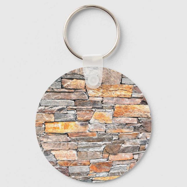 Flag stone keychain (Front)