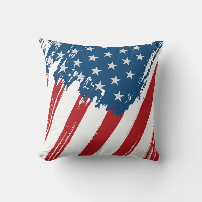 Flag Throw Pillow (Front)
