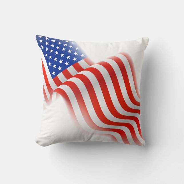 Flag Throw Pillow (Front)