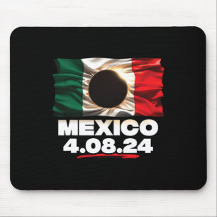 Flag Totality 4.08.24 Total Solar Eclipse Mexico 2 Mouse Pad