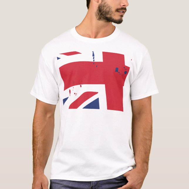 Flag UK English London T-Shirt (Front)