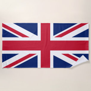 Flag United Kingdom Beach Towel