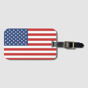 Flag  USA AMERICA   Luggage Tag