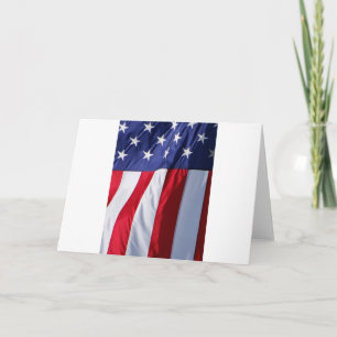 Flag USA Card