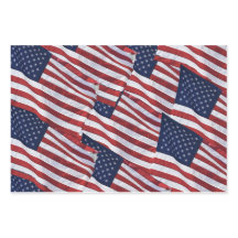 Flag USA Paper Sheets