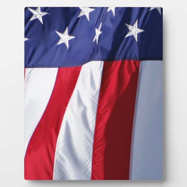 Flag USA Plaque (Front)