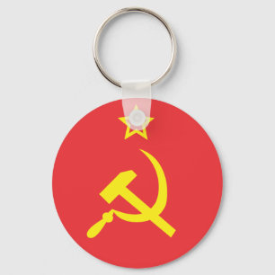 Flag USSR Keychain