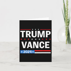 Flag Vote 47 Trump Vance 2024 Vp Vice President Card