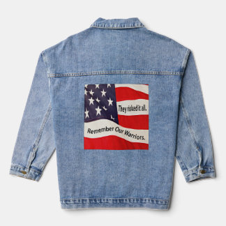 Flag Warrior Denim Jacket