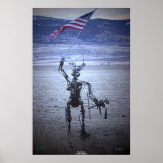 Flag Waver Poster