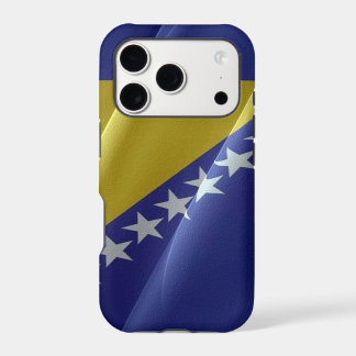 Flag waving of Bosnia and Herzegovina -