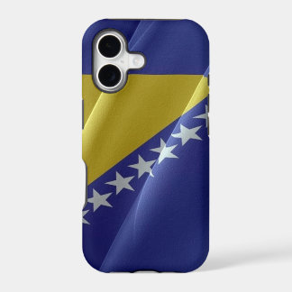 Flag waving of Bosnia and Herzegovina -