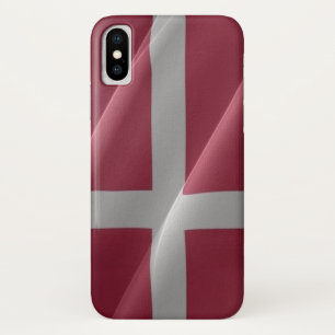 Flag waving of Denmark - Case-Mate iPhone Case